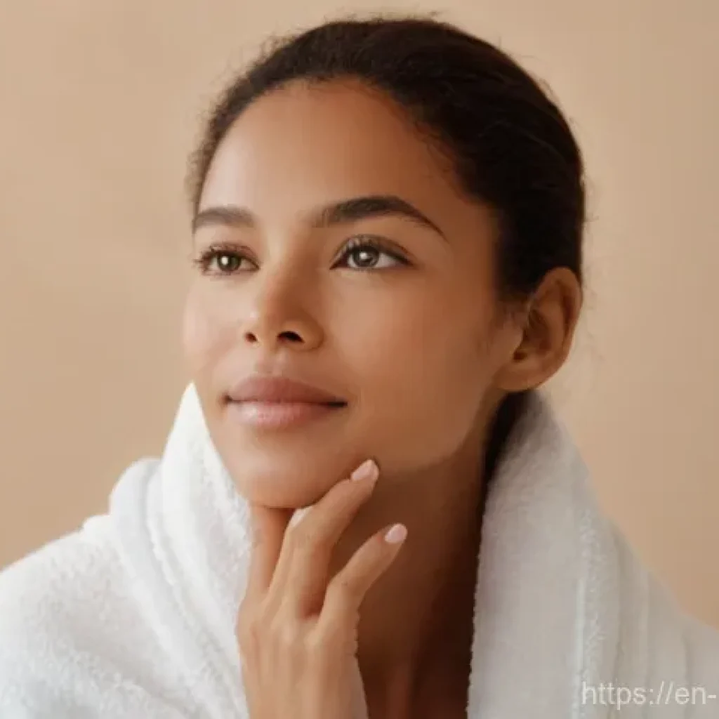 천연비누 효능과 부작용 - **Prompt 1: The Serene Glow of Natural Skincare**
    A tranquil and serene portrait of a woman (mid...