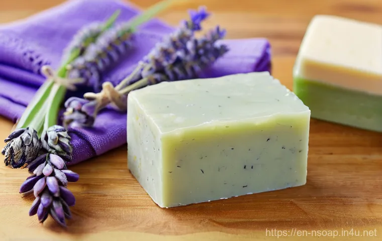 천연비누 효능을 과학적으로 분석 - Gentle Cleansing and Hydrating Touch**
A close-up shot of an adult's hands, a woman's or man's, gent...