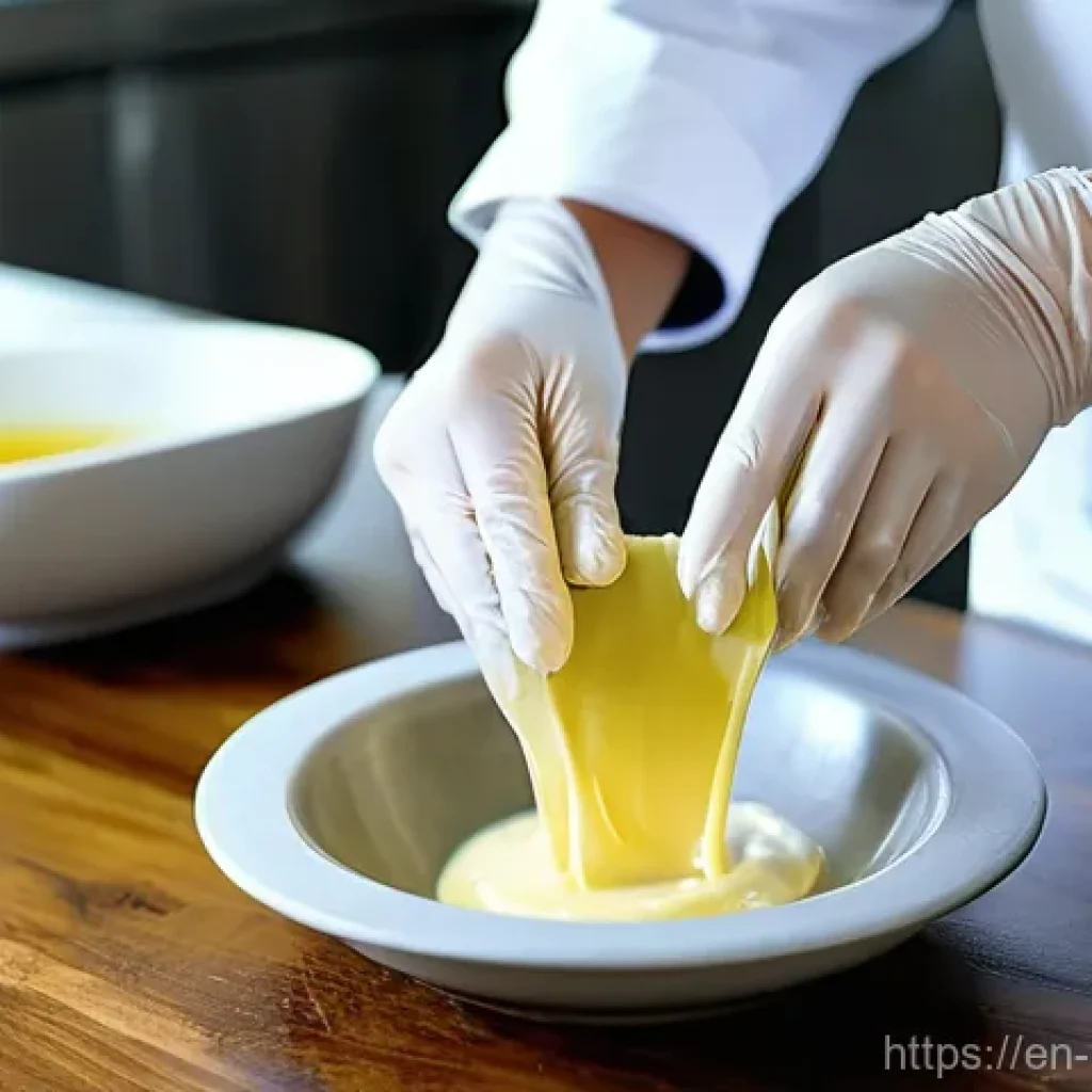 천연비누 실험 - **Prompt 1: The Art of Saponification**
    "A close-up, high-angle shot capturing the initial momen...